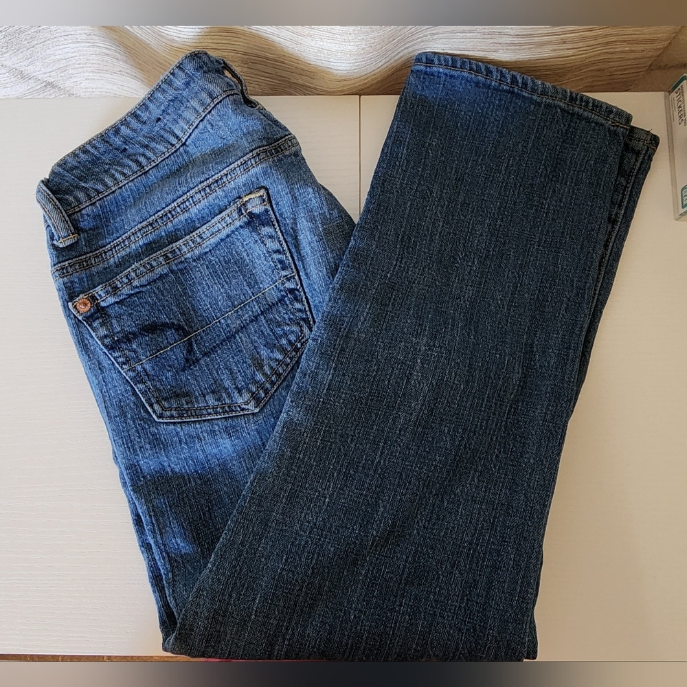 Classic Blue Distressed Jeans